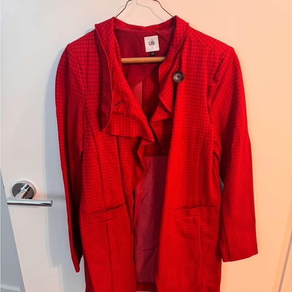 CAbi Red Trench Coat for Women